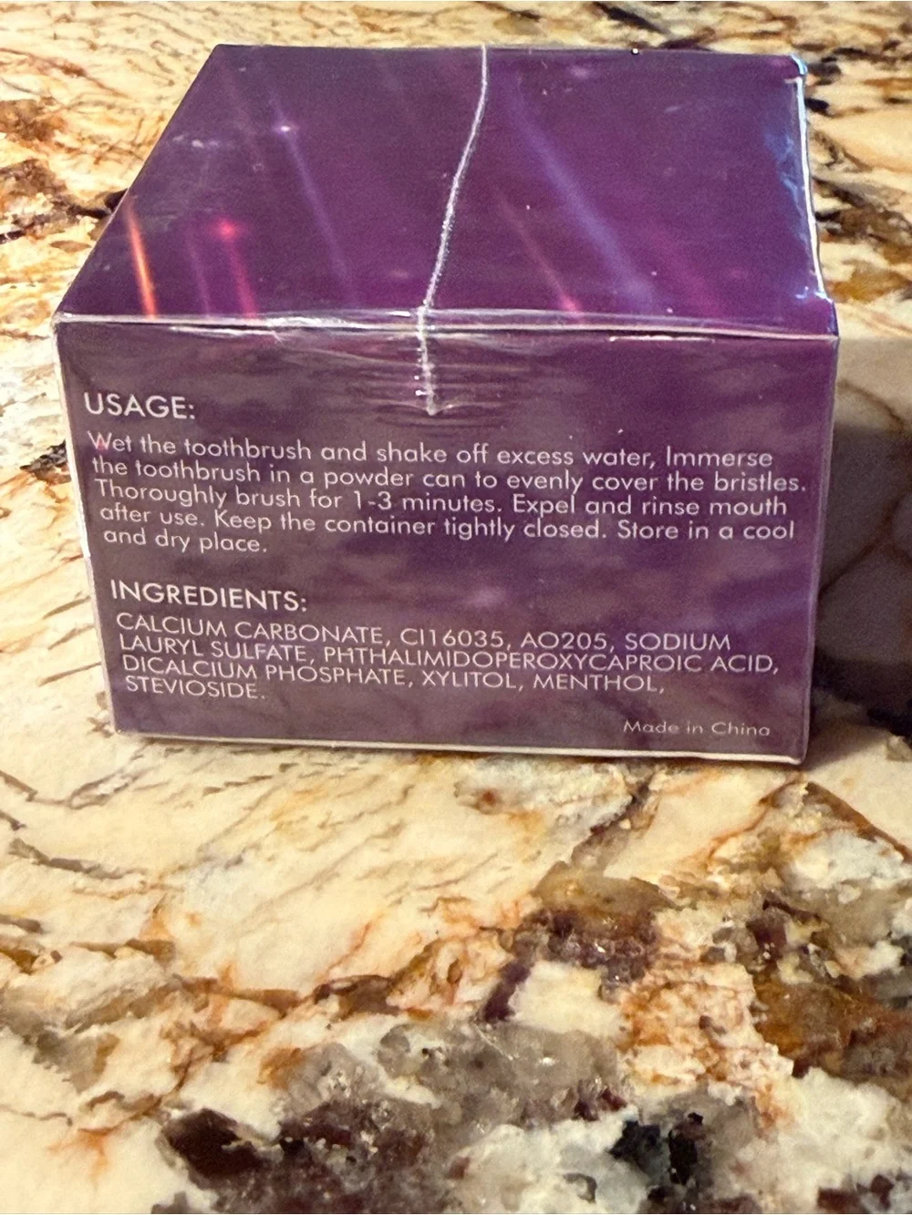 PAP+ Teeth Whitening Purple Powder - Purple